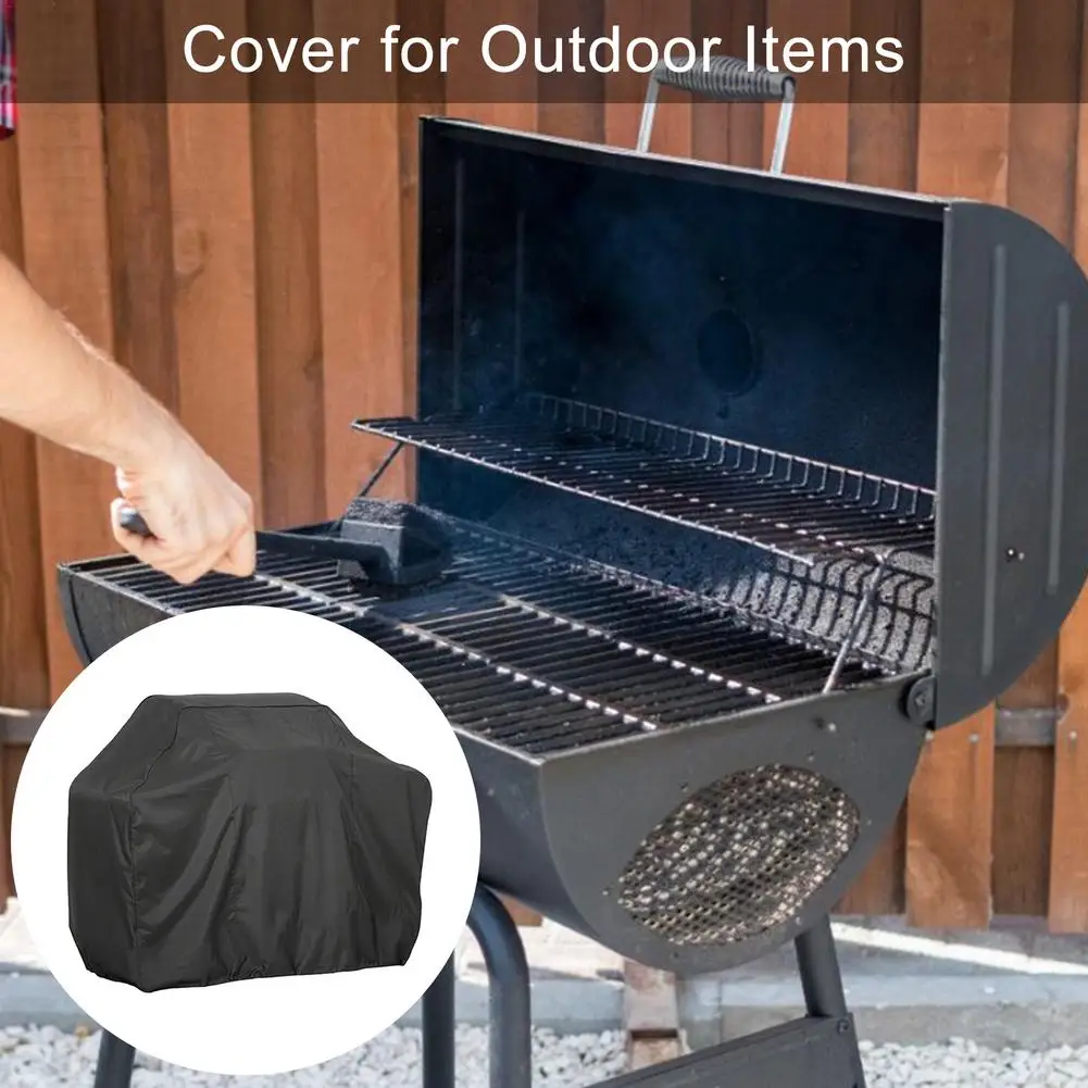 waterproof bbq grill cover barbeque cover outdoor rain grill barbacoa anti dust protector for gas charcoal electric barbe free global shipping