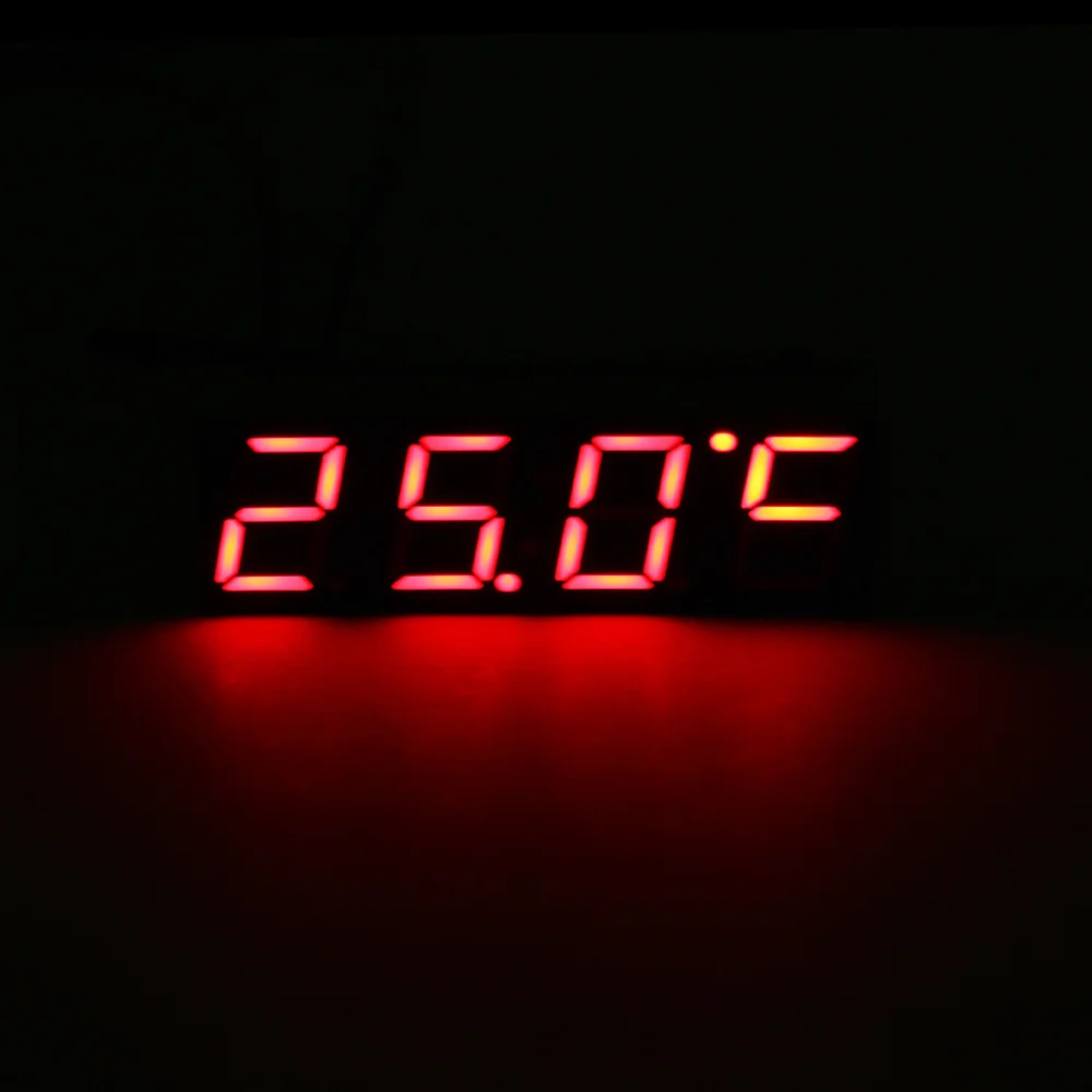 Горячая Распродажа Новый мини автомобиль цифровые часы термометр Вольтметр 3 в 1