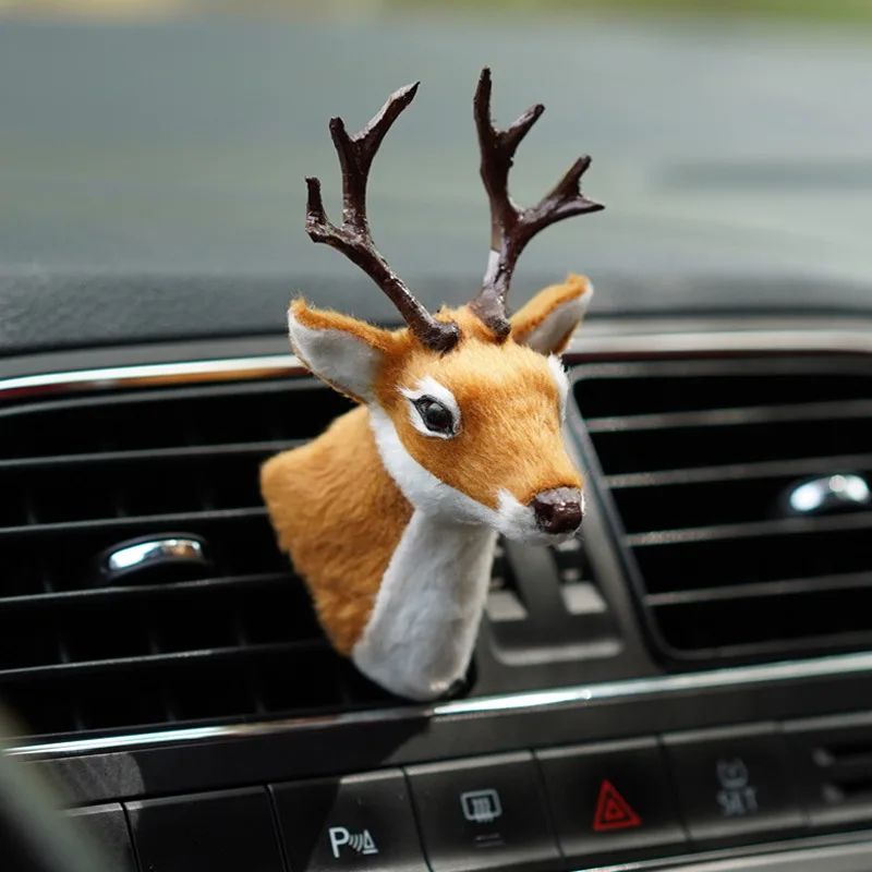 

Cartoon Car Perfume Deer Penguin Car Fragrance Animal Shape Car Air Freshener Smell the Car Accessories Interior