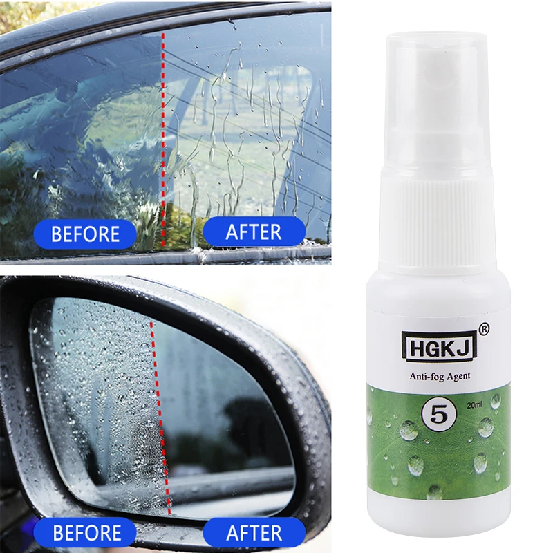 

1set 20ml Automotive Glass Antifogging Car Window Glass Coating Anti Mist Goggles Clean Window Repair Auto Accessories