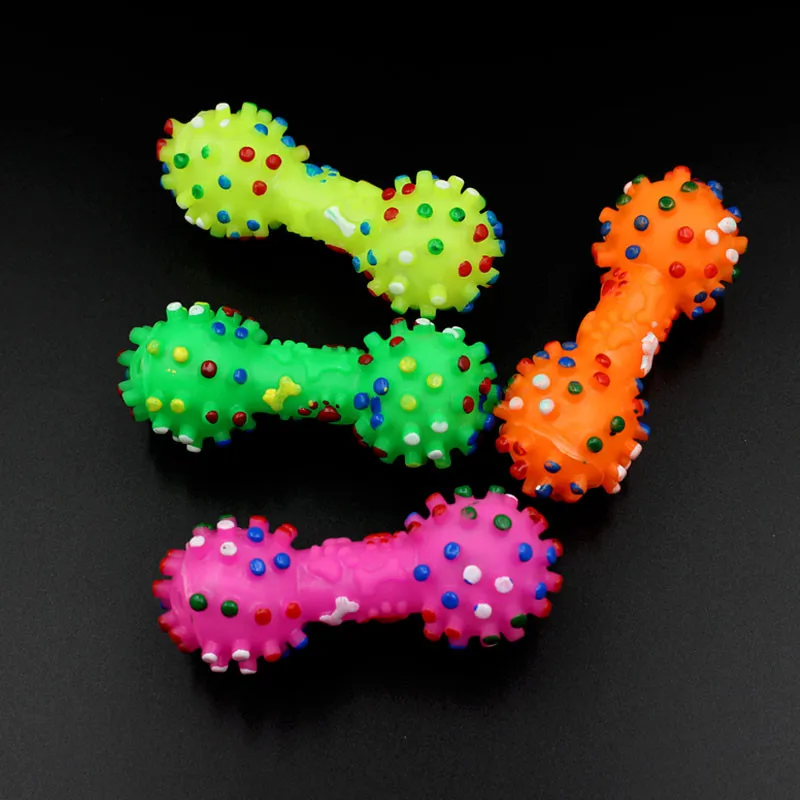 Шарики в форме кости визжеры для собак звуковые игрушки щенков жевательный шарик