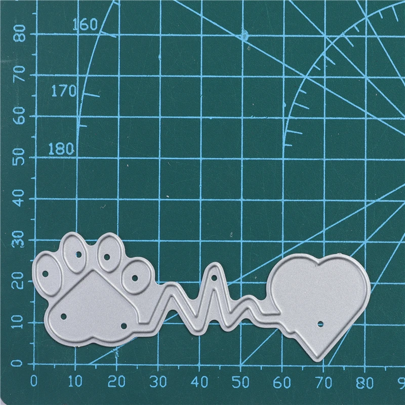 Металлические штампы DiyArts в форме сердца для изготовления открыток сделай сам