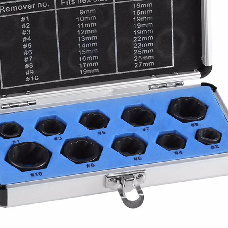 Набор экстракторов шестигранной гайки набор инструментов для извлечения резьбы