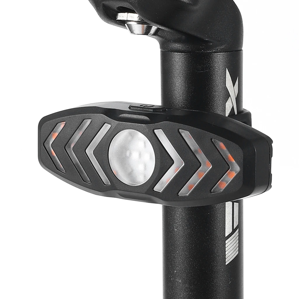 

Bicycle LED Taillight Rear Lamp Smart Bike Wireless Remote Turn Signal Lights Usb Rechargeable Personal Bicycle Parts