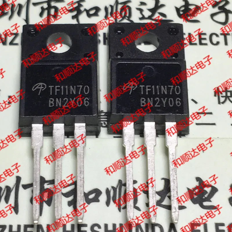 

Original New / 5pcs / TF11N70 AOTF11N70 TO-220F 700V 11A