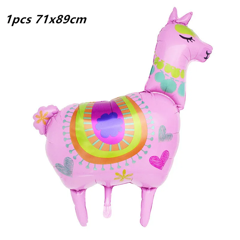 1pcs 71x89cm LISM Llama вечерние Llama Альпака бумажные тарелки салфетки для стаканчиков одноразовая соломка поставки животных с днем рождения украшения для детей - Цвет: 1pcs 71x89cm