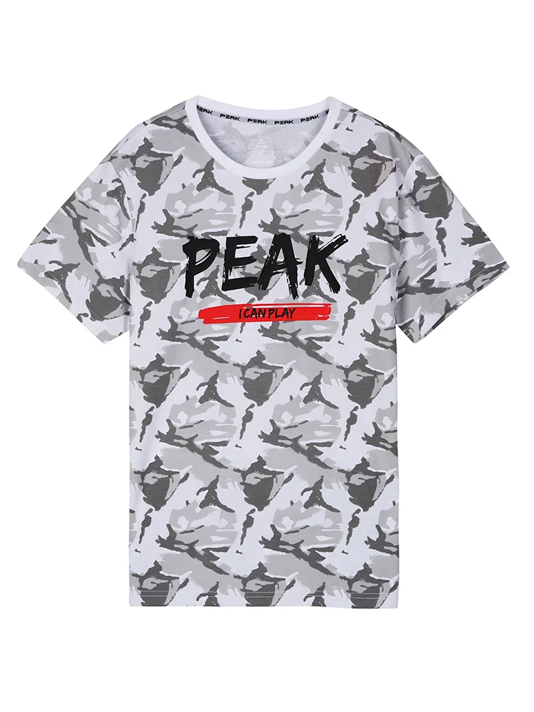 Пик мужские футболки лето 2020 принт камуфляж буквы футболка хип-хоп блузка