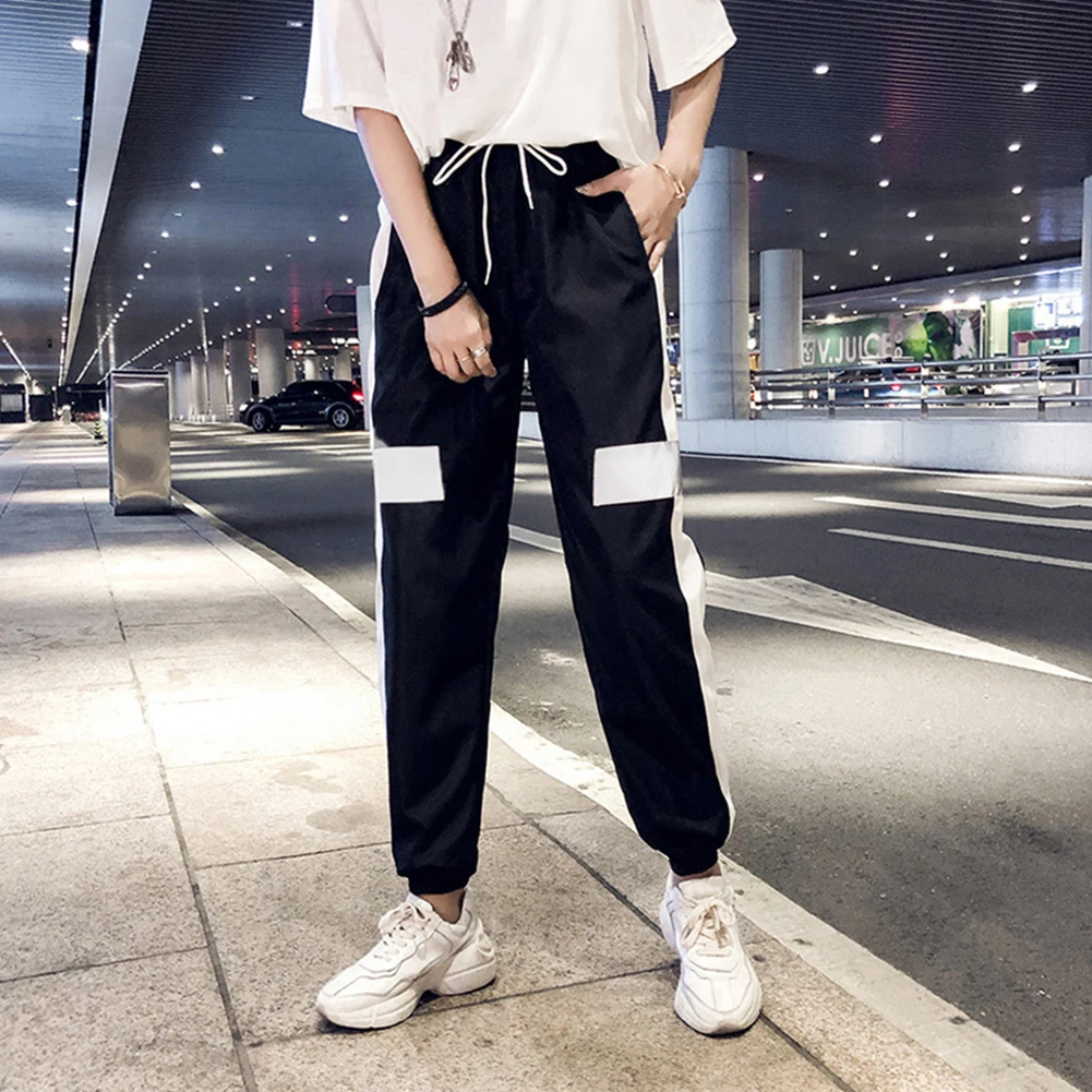 Женские спортивные брюки вечерние уличные для бега в стиле хип хоп танцевального