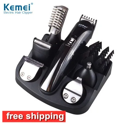 Многофункциональная машинка для стрижки волос Kemei Беспроводная электрическая