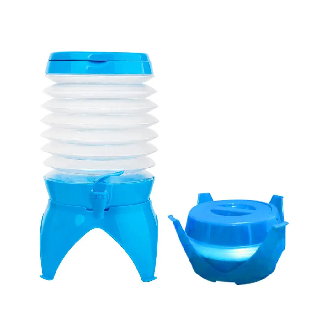 

5.5L Large Capacity Camping Water Bottle Portable Folding Water Cup Vehicle Outdoor Camping Picnic Sports Camping Accessories