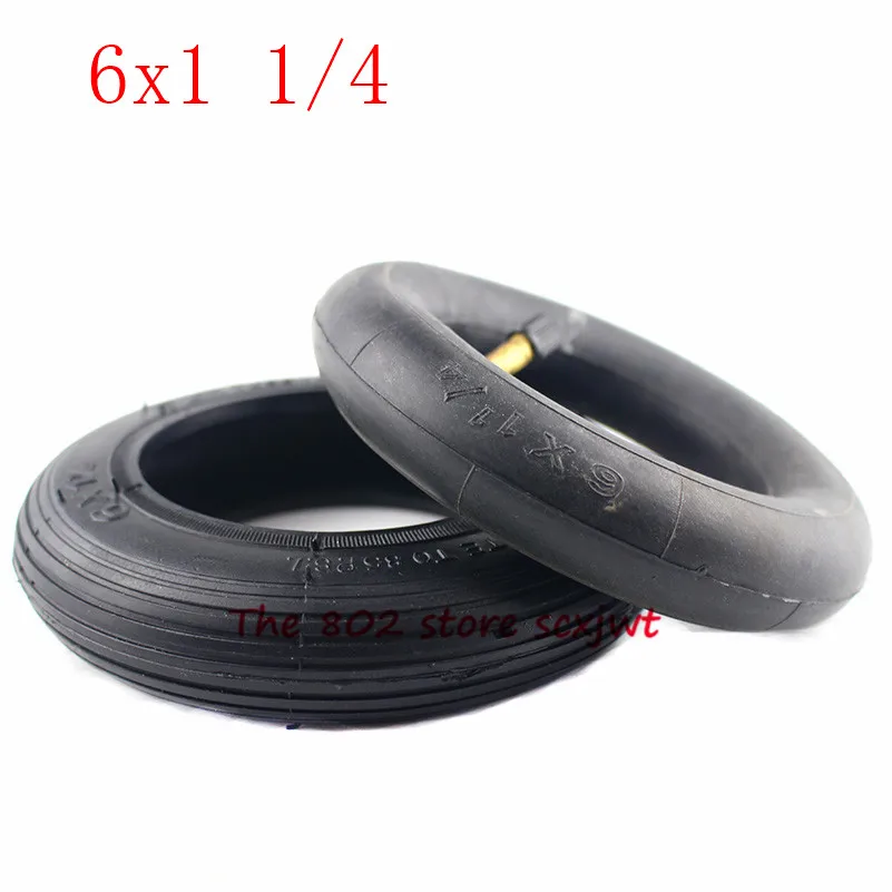 Хорошее качество 6x1 1/4 внутренняя и внешняя шины для скутера надувная шина колеса