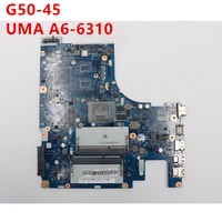 original laptop lenovo g50 45 motherboard aclu5aclu6 nm a281 with a6 6310 cpu uma 5b20f77239 5b20f77219