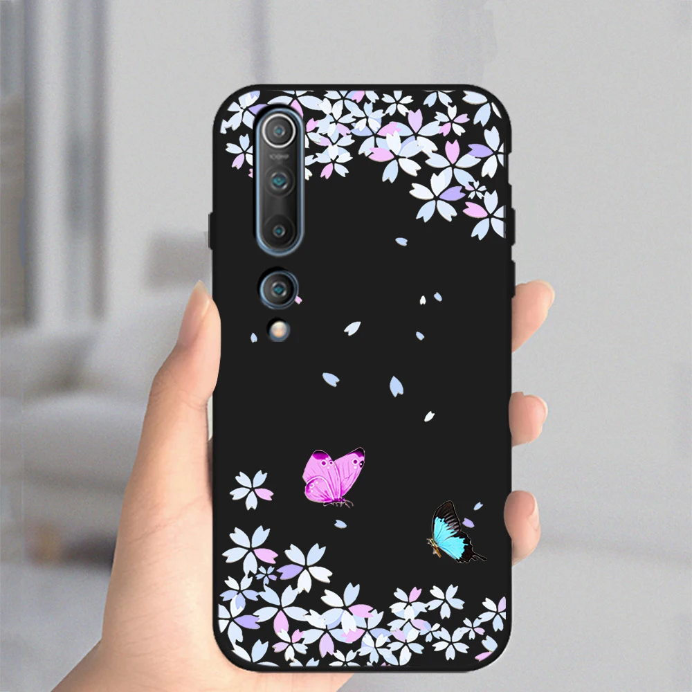 

Cherry Blossoms Case For Xiaomi Redmi Note 10 9 8 7 8T 9T Pro 9S K40 MI Note 11 10 9 T 10S Pro Lite Poco M3 X3 F3 Soft TPU Funda