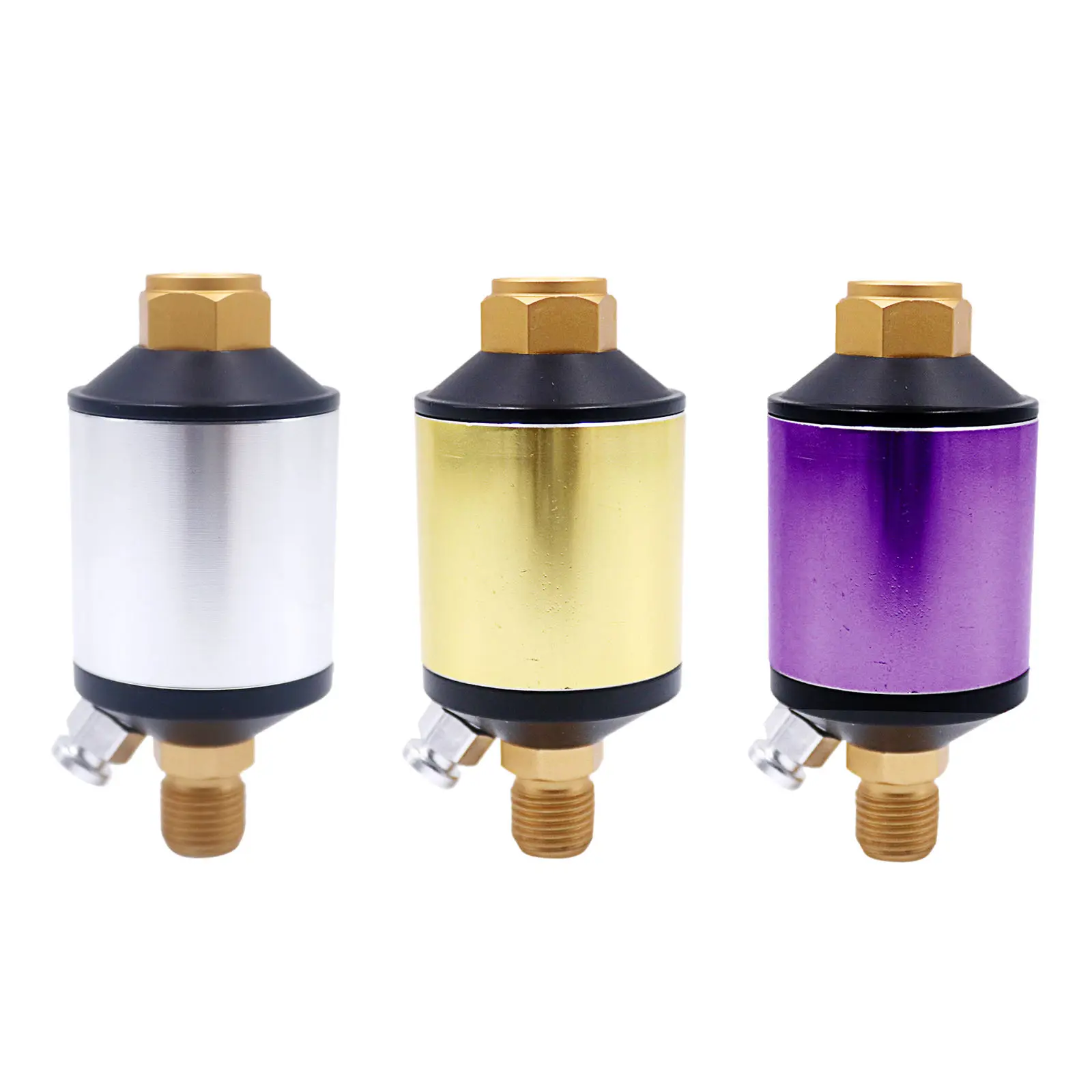 

Spray Gun Air Regulator, Water Oil Separator, Preure Regulator, Aluminum Body, Water Trap Filter Tools Acceories