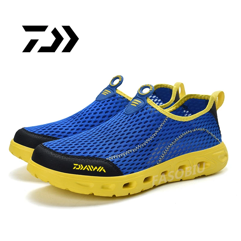 

Daiwa 2021 Summer New Men's Large Durable Shoes Outdoor Sports Wading Men's Shoes Mesh Breathable Mountaineering Fishing Shoes