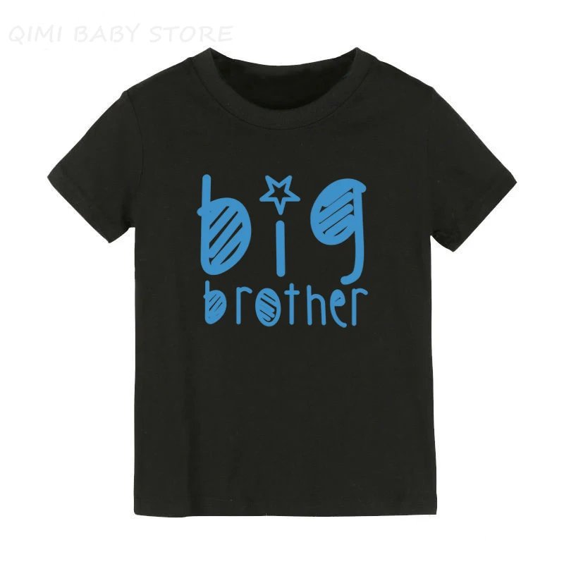 Большая сестра принт с надписью детские футболки со смешным для детей ясельного