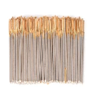 1030100 pcslot golden tail embroidery fabric cross stitch needles blunt gold tail needle size 24 for 11ct stitch cloth sewing