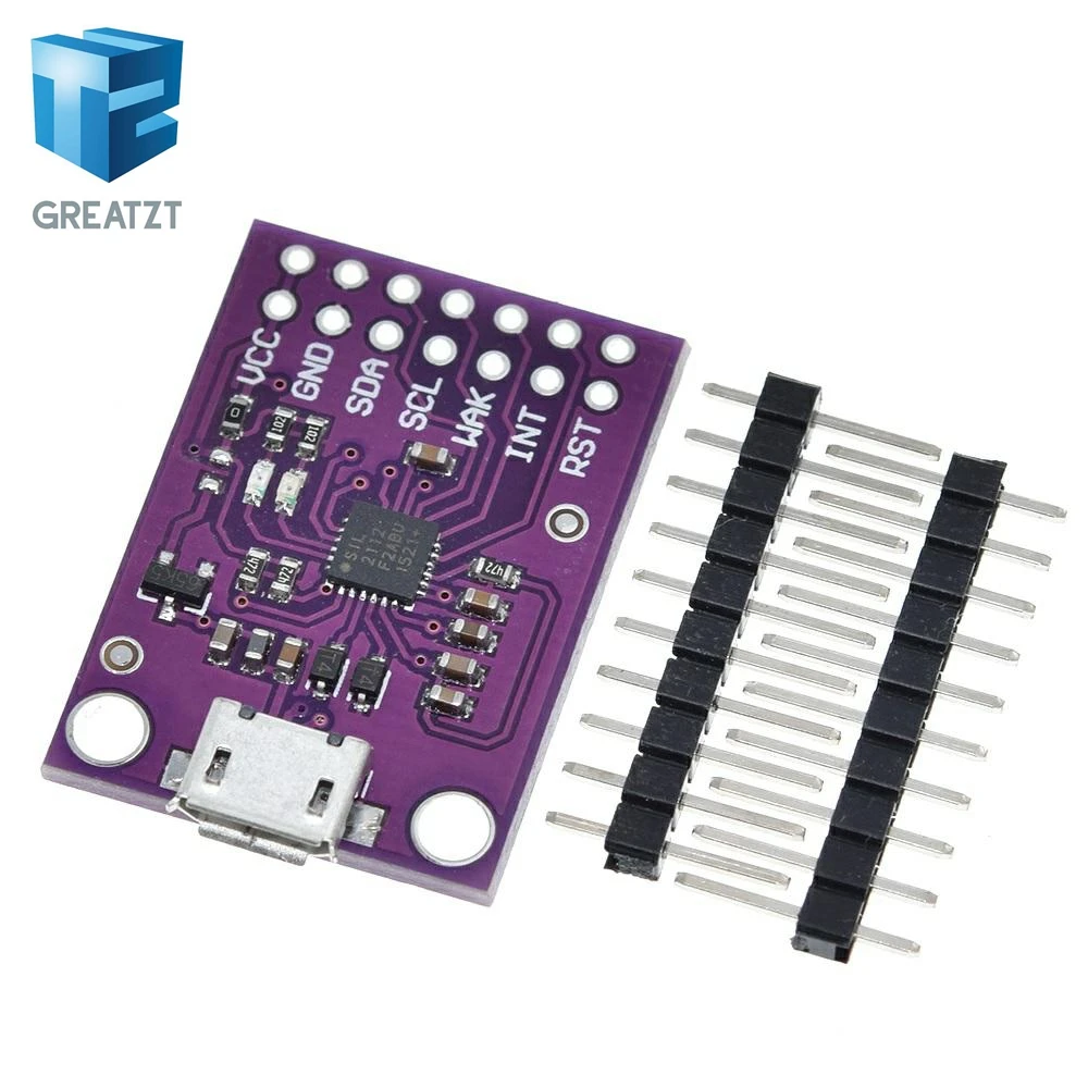 CP2112 плата отладки USB для SMBus I2C Модуль связи 2 0 MicroUSB 2112 оценочный комплект CCS811