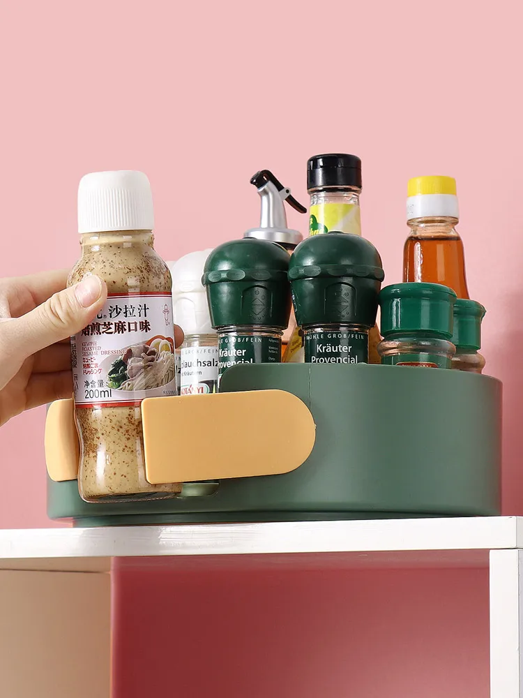 

Вращающаяся стойка для приправ, бытовая кухонная стойка, многофункциональная бутылка для соевого соуса, принадлежности для хранения приправ, артефакт