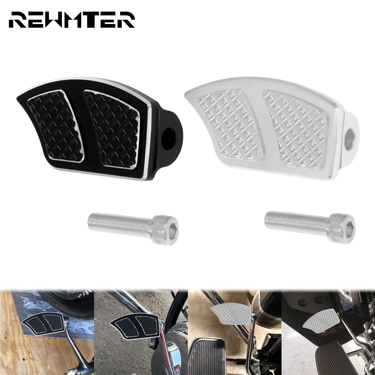 Мотоцикл с ЧПУ Перестановка ног переключения Peg педаль черный/хром Отдых для Harley