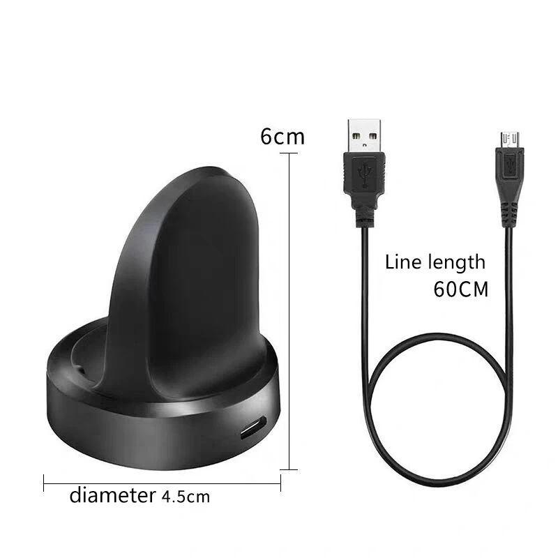 Смарт часы Беспроводное зарядное устройство для Samsung Galaxy Watch 46 мм 42 м Gear S3 S2 Ticwatch Moto