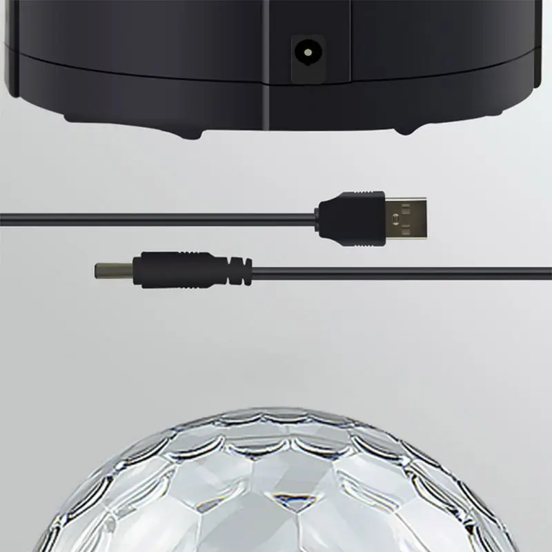 

USB DC 5V 3W LED Stage Light Remote Control Disco KTV Club Party Bar RGB Colorful Ball Lamp