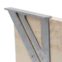 measurement inch carpenter ruler speed square protractor aluminum alloy miter framing tri square line scriber saw guide