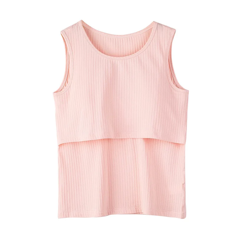 Бюстгальтер для кормления Хлопковая пижама беременных одежда грудью однотонные