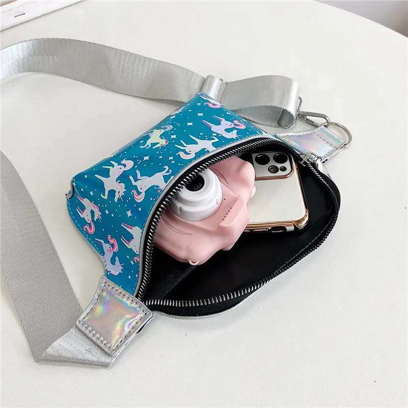 

Celinv Koilm The New Trendy Girl Children's Fashion Travel One-Shoulder Messenger Bag Western Sequin Parent-Child Chest Bags