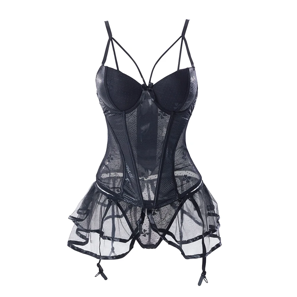 DRAIMIOR новый высокий эластичный корсет бюстье с чашкой пояс Набор ремнями дышащее