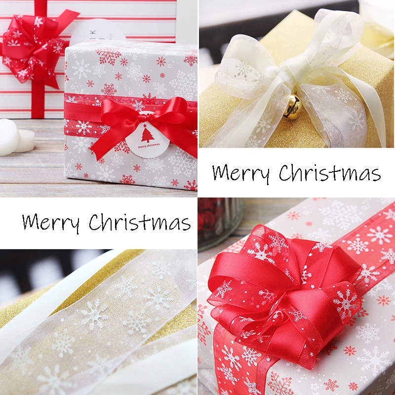 Рождественское украшение для дома Рождественская елка лентами Noel Navidad 2019