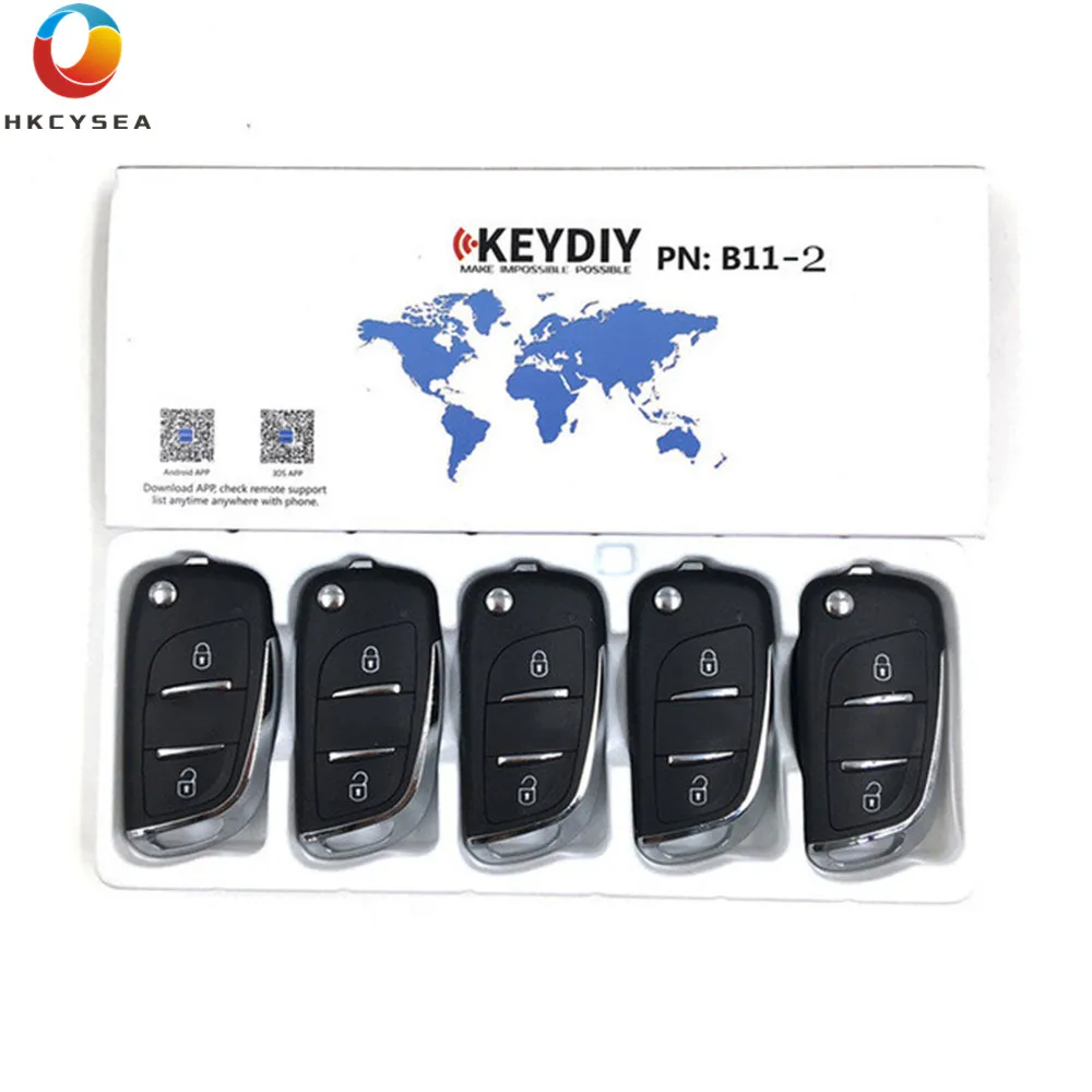 HKCYSEA 5/10/15 шт. KD пульт дистанционного управления B11 2 кнопки дистанционный ключ KEYDIY B