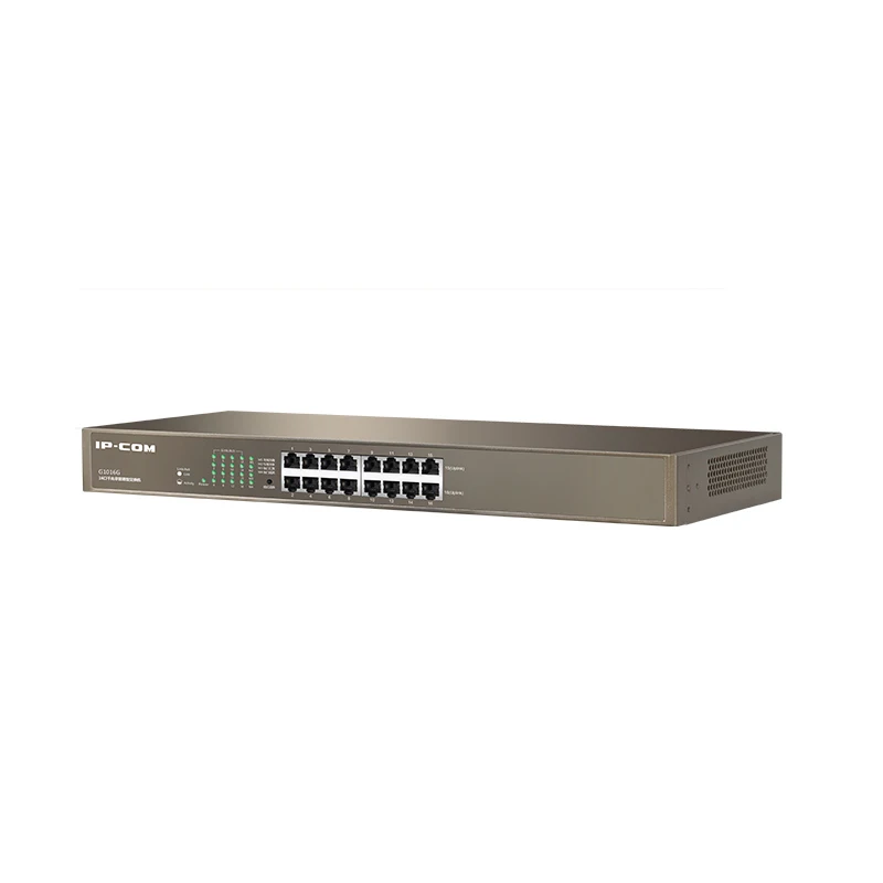 16 портовый 1000M гигабитный сетевой коммутатор IPCOM G1016G автоматический MDI/MDI X