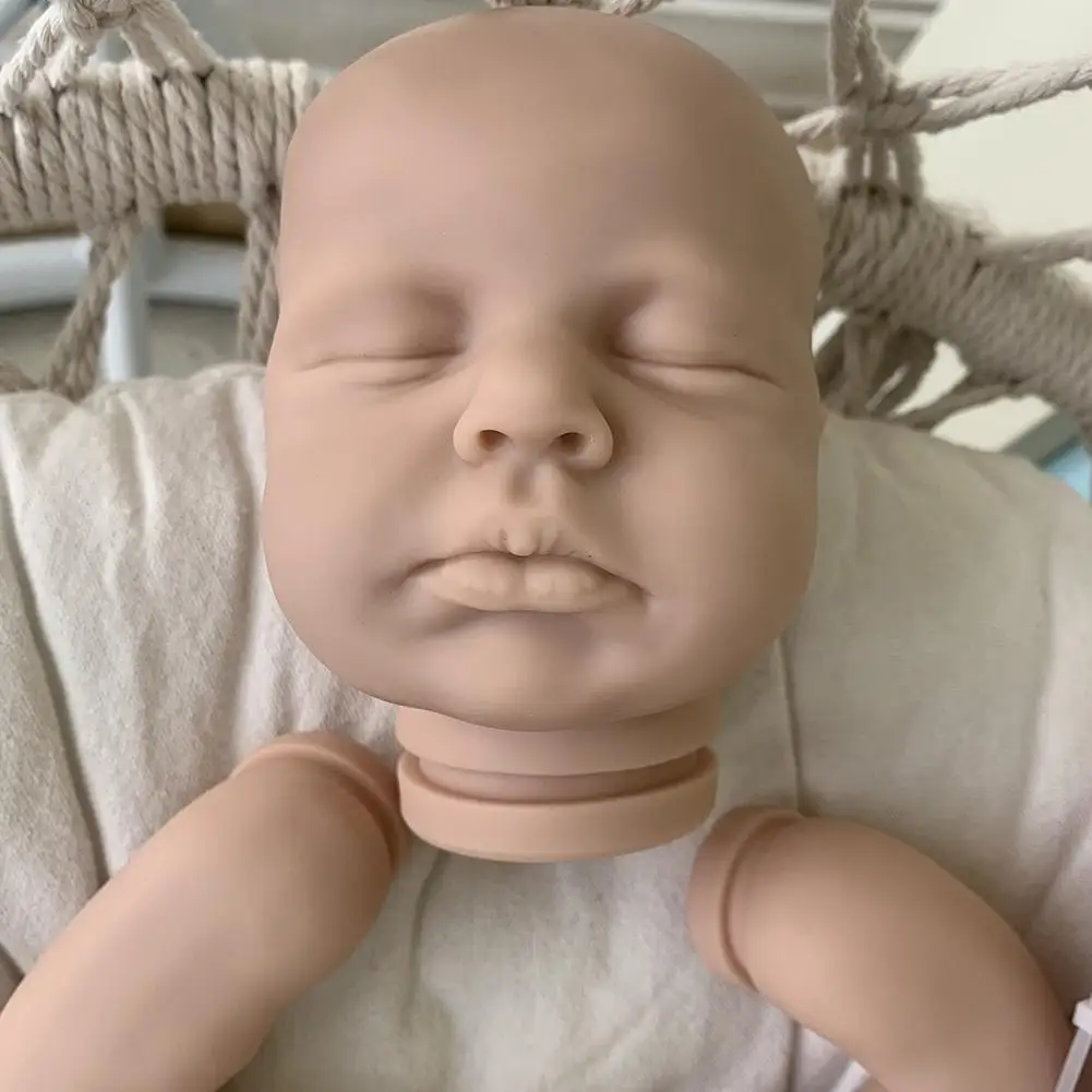 

20Inch Limited Edition Reborn Doll Kit Simulation Flesh-colored Popular Kit Lifelike Loulou No Accessories Soft Feel