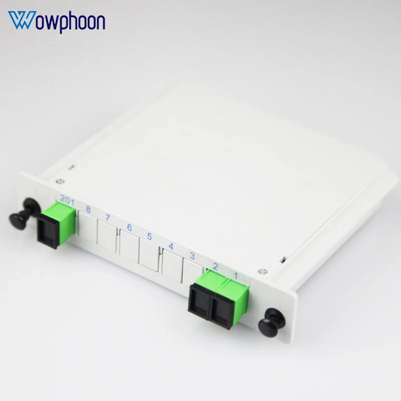 

SC APC SC UPC 1X2 Fiber Optic FTTH Box PLC Splitter 2 way Optical splitter