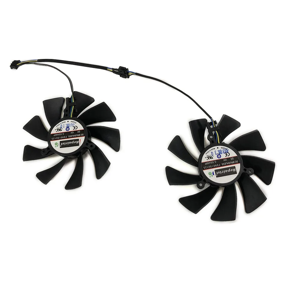 2 шт./компл. FD9015U12S HD 7970/7950 GPU VGA кулер Графика карты охлаждающий вентилятор для XFX HD7950 HD7970 карты охлаждения Системы Замена