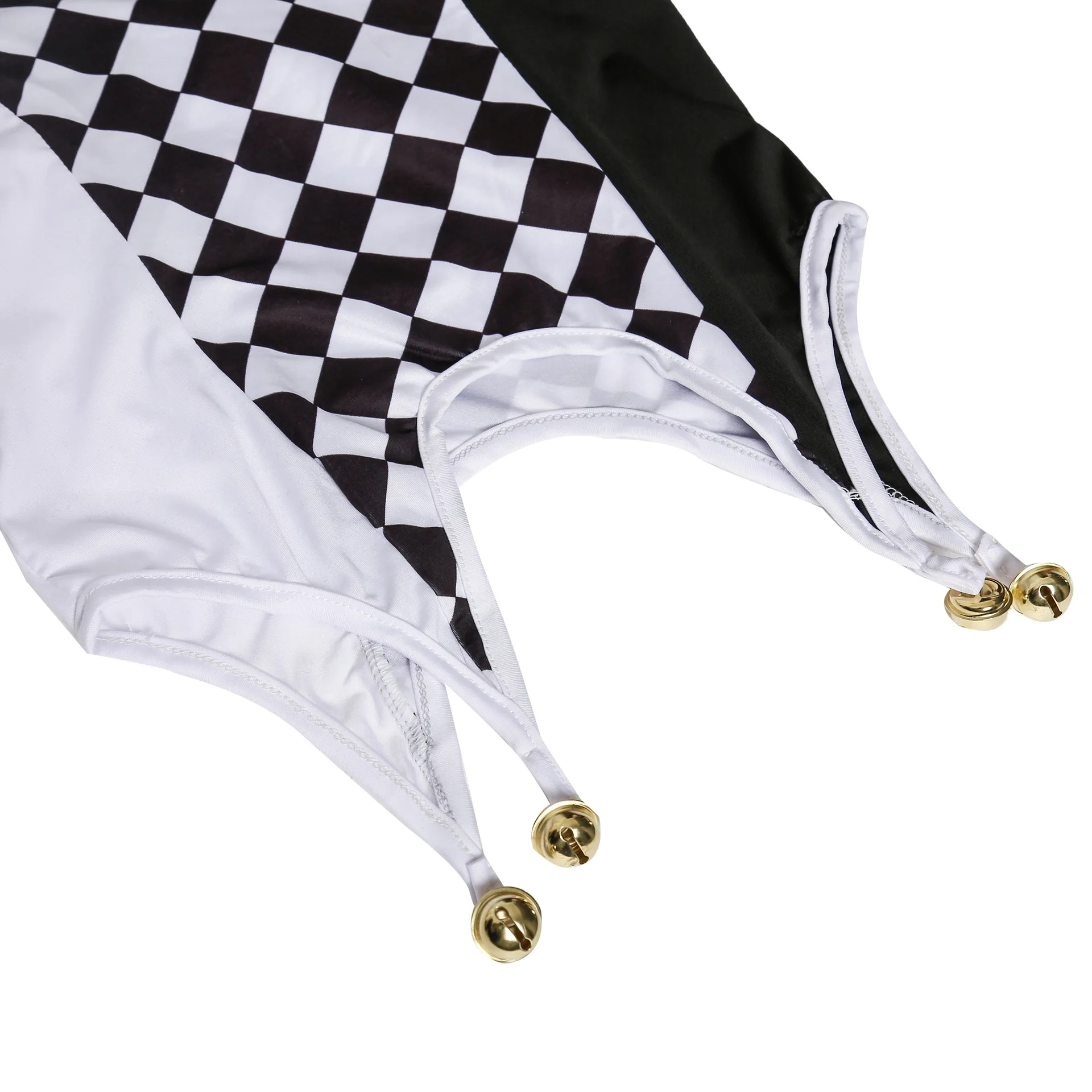 Женское платье в черно-белую клетку сексуальное стиле вампира женское костюм для