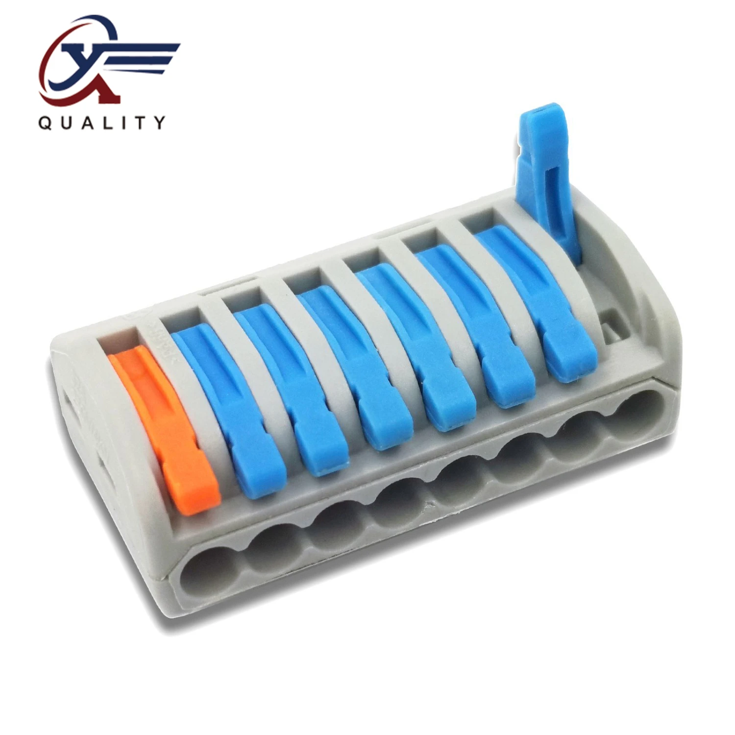 

30/50/100 PCS/lot Pin-218 color / 222-218 mini fast wire Connectors Universal Compact Wiring Connector push-in Terminal Block