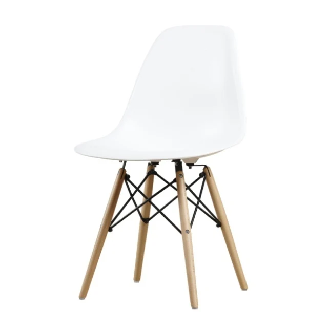 Nordic творческий гостиная столовой чехлы для Белые Простые пластик Массив дерева