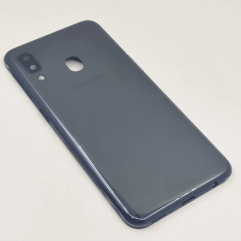 A20e чехол для телефона для samsung Galaxy A20E Задняя крышка батареи Задняя Дверь Корпус чехол Замена ключ для боковой кнопки объектив камеры