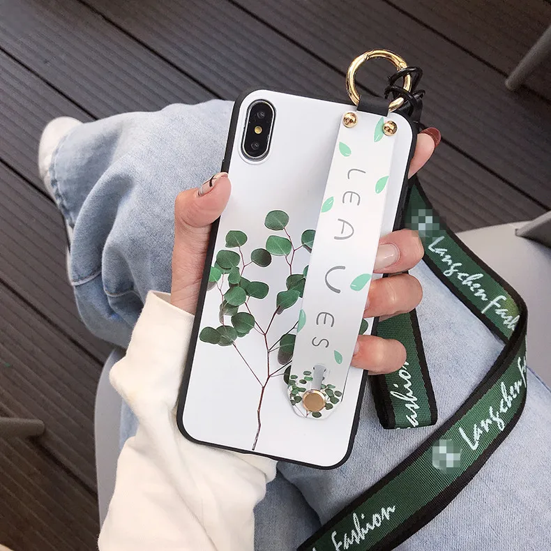 Чехол с ремешком на запястье для Oppo RX17 Neo A3S A5 A3 A77 A7 A59 A57 A39 A37 A7X F9 A73 F5 F1S F3 K1