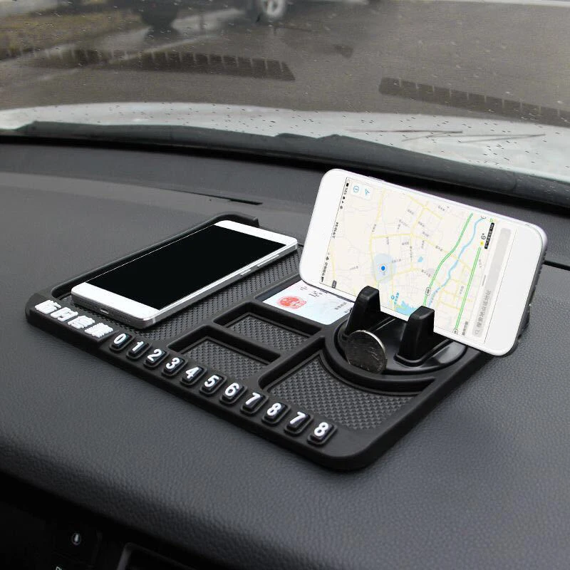 

Multifunctional Car Anti-Slip Mat Auto Phone Holder Non Slip Sticky Anti Slide Dash Phone Mount Silicone Dashboard Car Pad Mat