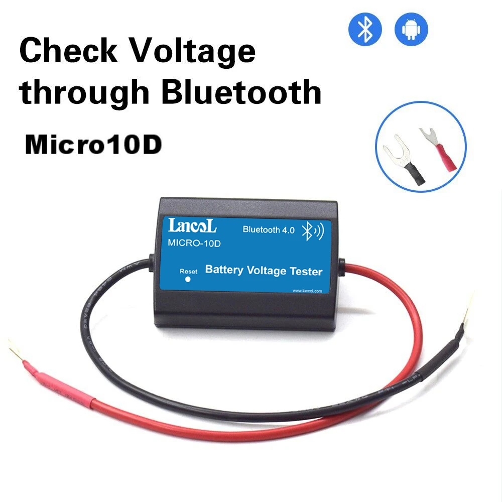 Lancol Micro10D новый обновленный мини цифровой вольтметр Вольтметр дисплей телефона с
