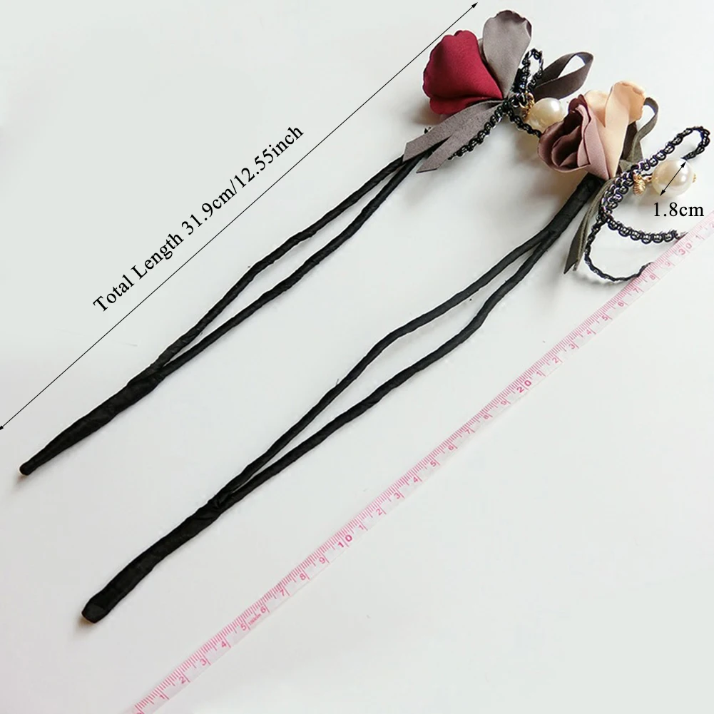 Модный стиль сделай сам приспособления для укладки волос женский цветок Пончик