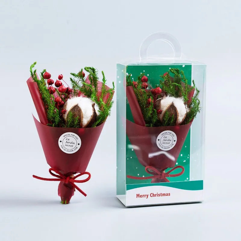 Горячие романтические розы свадебные мини сухоцветы Букет День рождения Святого