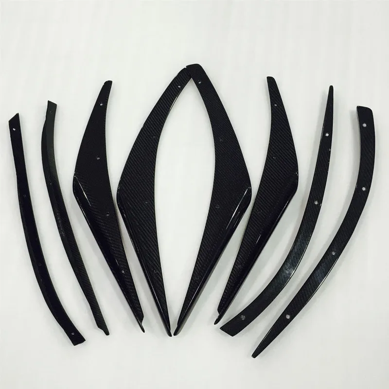 For Impreza 10th GR GV STI varis style carbon fiber front bumper canards |