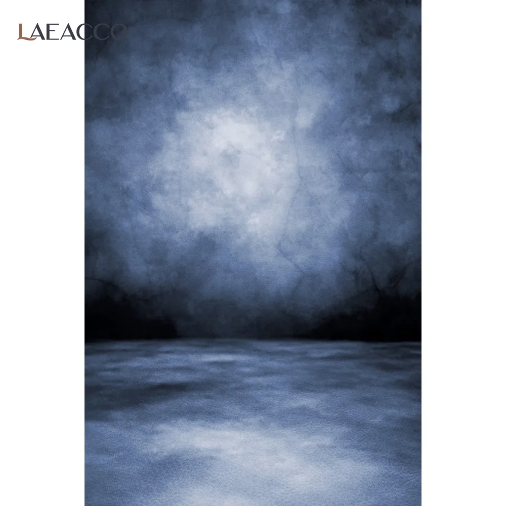 

Laeacco Gradient Blue Color Cement Wall Grunge Backgrounds Photography Backdrops Baby Poster Portrait Photocall Photo Studio