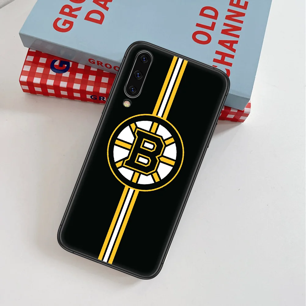 

Boston Bear Ice Hockey Phone Case For Samsung Galaxy Note S 8 9 10 20 Plus E Lite Uitra black Funda Painting Cell Luxury Cover