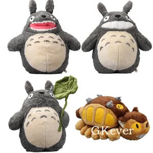 4 styles ghibli miyazaki hayao my neightor totoro kawaii plush toys totoro soft peluche dolls children birthday gift 36 cm free global shipping