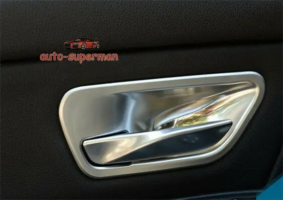 

Matt Chrome Interior Door Handle Cover Frame Trim For BMW 3 4 Series F30 F36